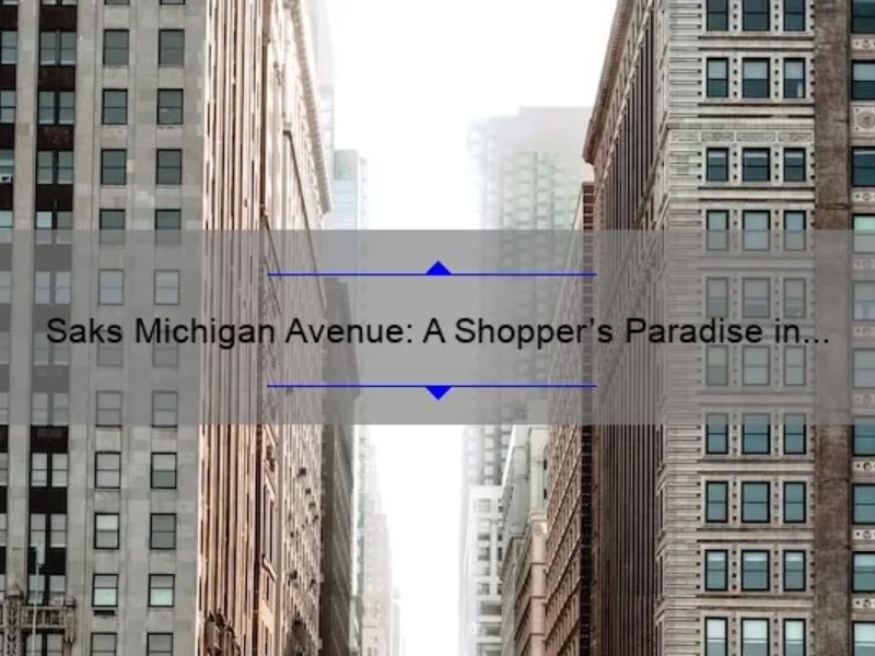 Discover Stores on Michigan Ave Chicago Map