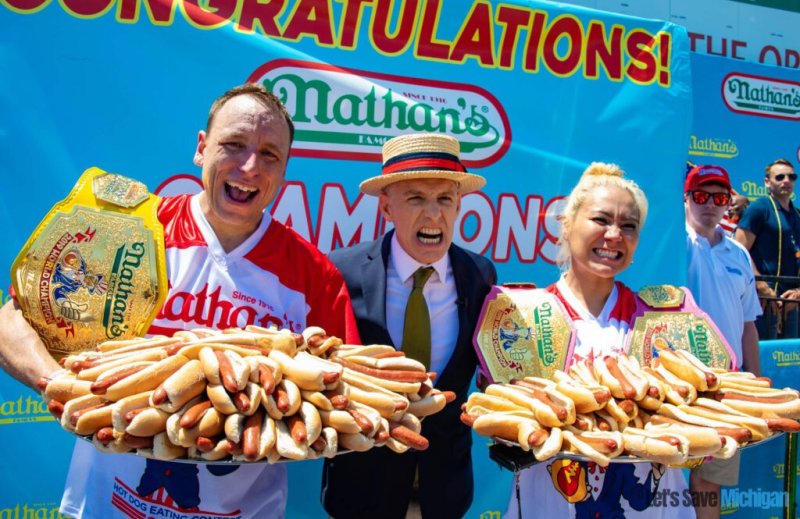 Take the Coney Island Hot Dog Challenge